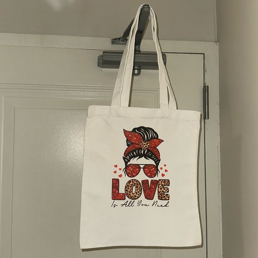 Custom-made canvas tote bag